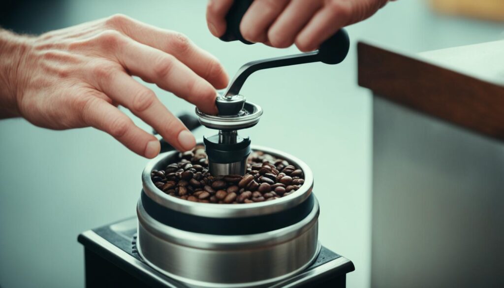 coffee grinding