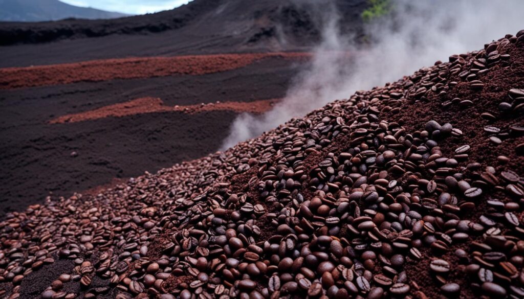 volcanic soil and coffee