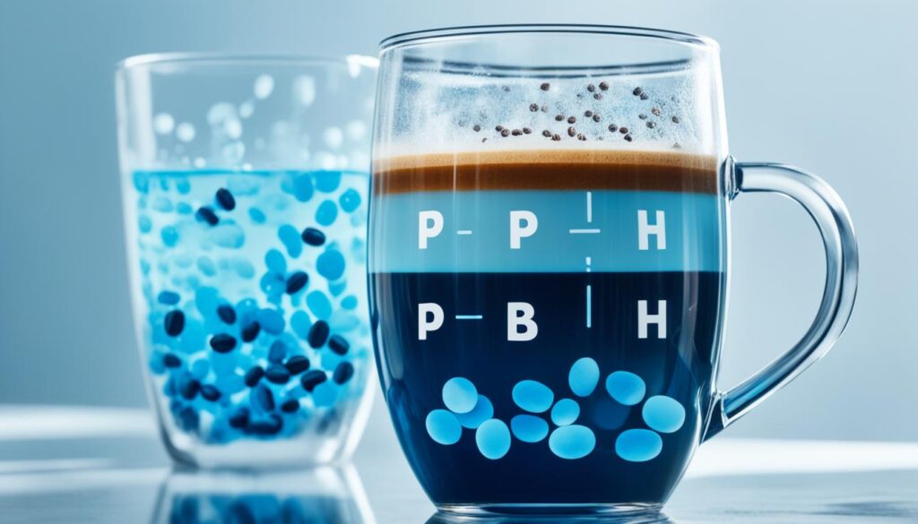 water pH in coffee brewing